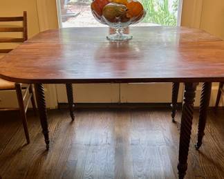 19th Century Sheraton Drop Leaf Table