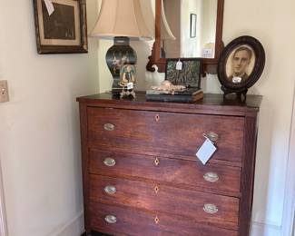 American Sheraton 19th Century Chest