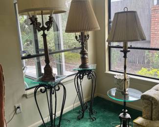 Vintage Hollywood Regency Table Lamps