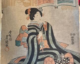 Ancient Japanese comic book. Only it costs more that 10 cents. Officially a bijin-ga. Look it up.