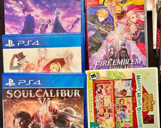 Video games for those that refuse to grow up. This is just a sample, plenty more to be displayed.
