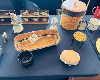 Some baskets and a Burger King Whopper.