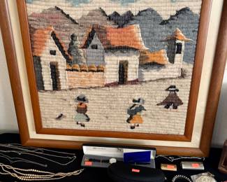 Peruvian handwoven art. You won't find this at Hobby Lobby.