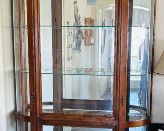 Curio cabinet. Curios not included.