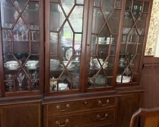 Mahogany China Cabinet