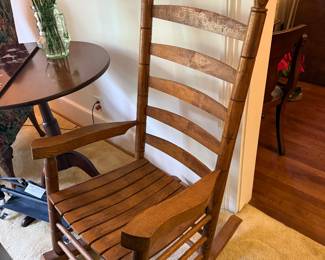Oak rocker