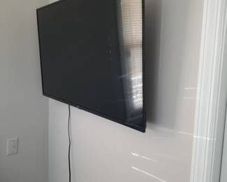 Flat screen TV with mount