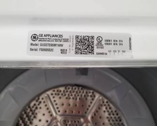 GE washer dryer