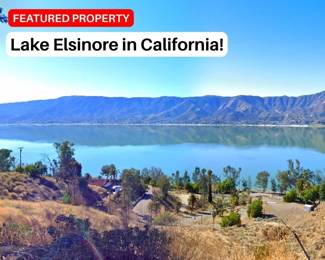Scenic Lot with Lake Views in Riverside County, California