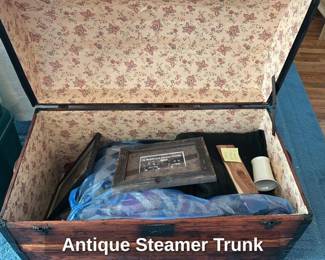 Antique Steamer Trunk 