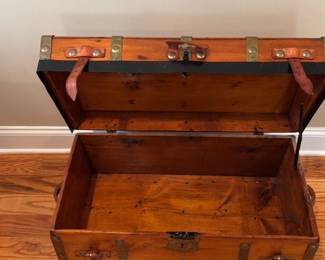 Antique Steamer Trunk 
