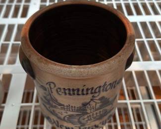 Pennington, New Jersey Stoneware Crock 