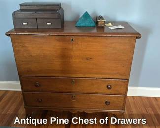 Antique Pine Chest of Drawers 