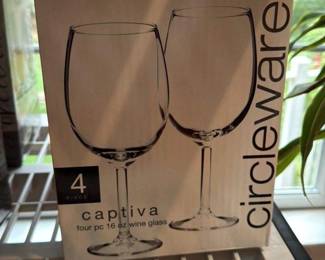 Circleware Captiva 16oz Wine Glasses 