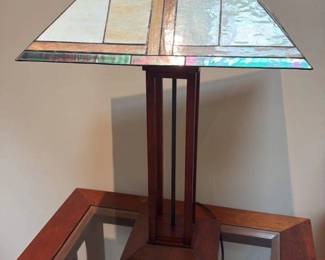 Tiffany Style Stained Glass Table Lamp 