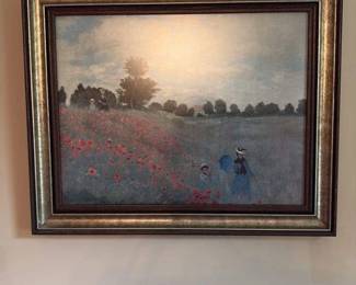 Poppy Field Painting 