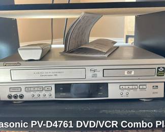 Panasonic PV-D4761 DVD/VCR combo Player 