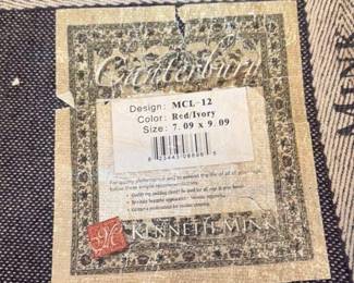 Kenneth Mink MCL 12 Red Ivory Rug