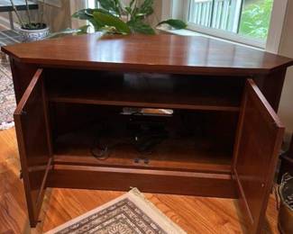 Corner Media Console Cabinet 