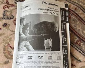 Panasonic PV-D4761 DVD/VCR combo Player 