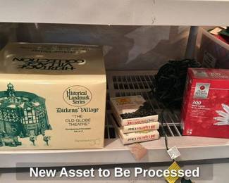 Dickens' Village "The Old Globe Theatre" 