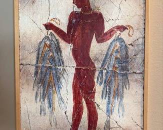 Minoan Fresco Fragment 