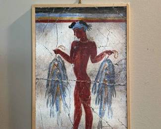 Minoan Fresco Fragment 