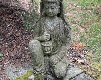 Stone Guardian Statue 