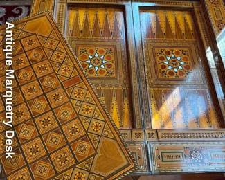 Antique Marquetry Desk 
