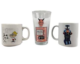 Pop Culture Twilight Zone Robbie Robot Mr Peabody Sherman Mugs