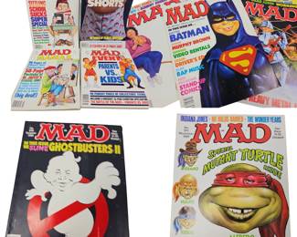 1989 Vintage Mad TMNT Magazines Ghostbusters II Roseanne