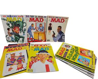 1987 Vintage Mad Magazines Pee Wee Herman Beverly Hills Cop
