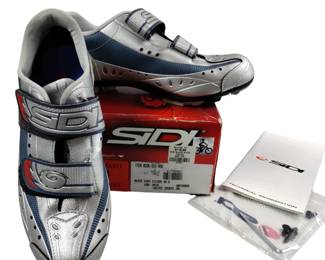 EU40 SIDI Blaze Lady Silver Cycling Shoes US 9/9.5 Sport Bicycle Original Box