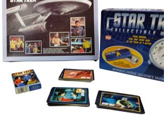 Vintage Star Trek Original Series Puzzle Watch Trading Cards Playing