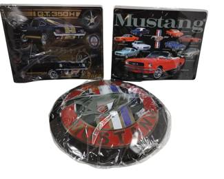 Tin Signs MUSTANG Ford GT 350H 1964-1971 Button