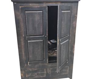5FT Solid Wood Armoire Cabinet 2 Drawers Guest Room