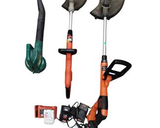 Black & Decker Weed Wacker String Trimmers Batteries Chargers Weed eater Blower