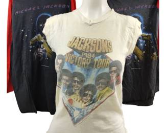1984 The Jacksons Michael Victory Concert Tour Shirts