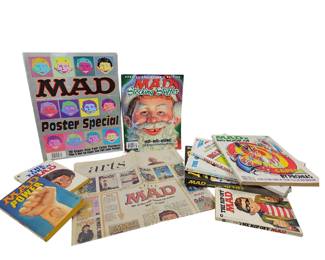 Vintage Mad Magazines 1997 Poster Special Books Newspapers Cartoons