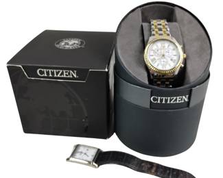 2 CITIZEN Watches Eco-Drive Mens Chronograph