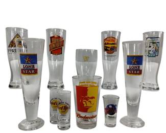 Brewery Pilsners 4pc Fordham Sweetwater + Lone Star Budweiser & Shots