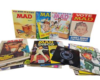 Mixed Bulk Lot 1970s Vintage Mad Magazines