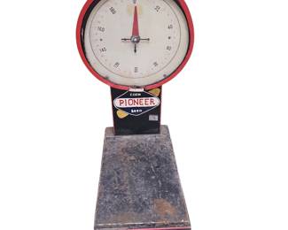 Antique Vintage Scale Pioneer Corn Seed Hand Painted