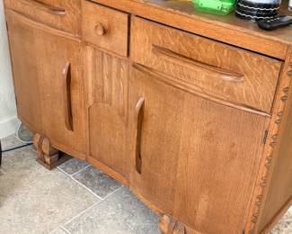 Vintage MCM Art Decor Cabinet