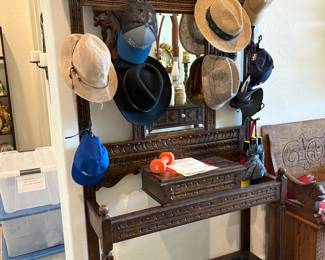 Antique Hall Tree