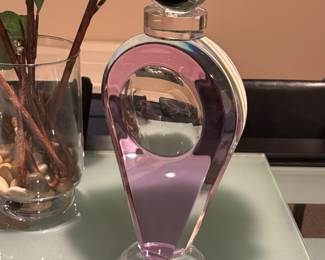 Gorgeous art glass bottle
