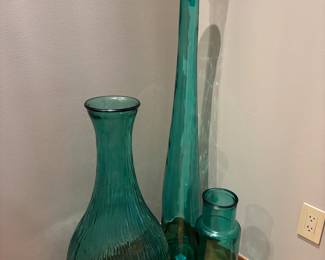 Turquoise vases