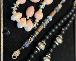 Bracelets, necklaces 