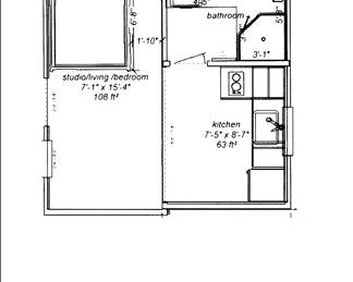 This is the floor plan of an expandable tiny home built to Montana approved building codes for modular buildings. Never lived in. complete with heat, shower, cooking stove, refer, other extras. Custom Made! Transports by trailer, 16' long x 8'wide when transporting, 16' wide when living. Ready to relocate. Info available at the sale. Stored Nearby.