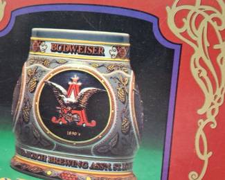 Collectible Budweiser Mug with box.